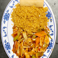 Chicken with Hot Garlic Sauce (Lunch)