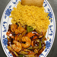 Shrimp with Hot Garlic Sauce (Lunch)